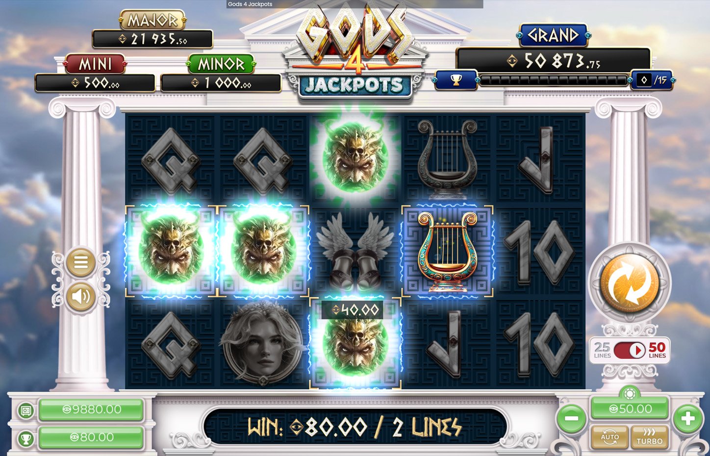Gods 4 Jackpots screenshot 4